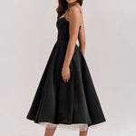 Elena | Chic Spaghetti Strap Cocktail Dress