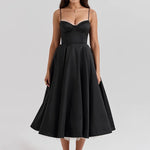 Elena | Chic Spaghetti Strap Cocktail Dress