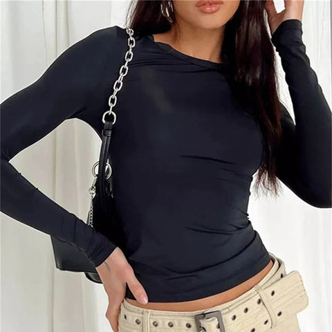 Emma | Elegant and Versatile Long Sleeve Slim Fit Shirt