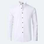 Oliver | Sleek & Simple Elastic Non-Iron Shirt